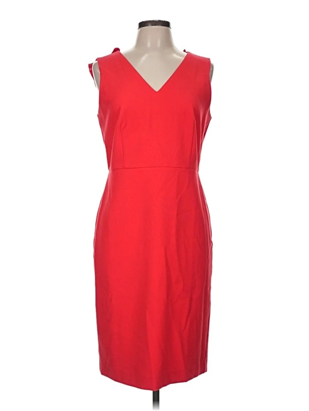 NWT Ann Taylor Vibrant Red V-Neck Cocktail Dress